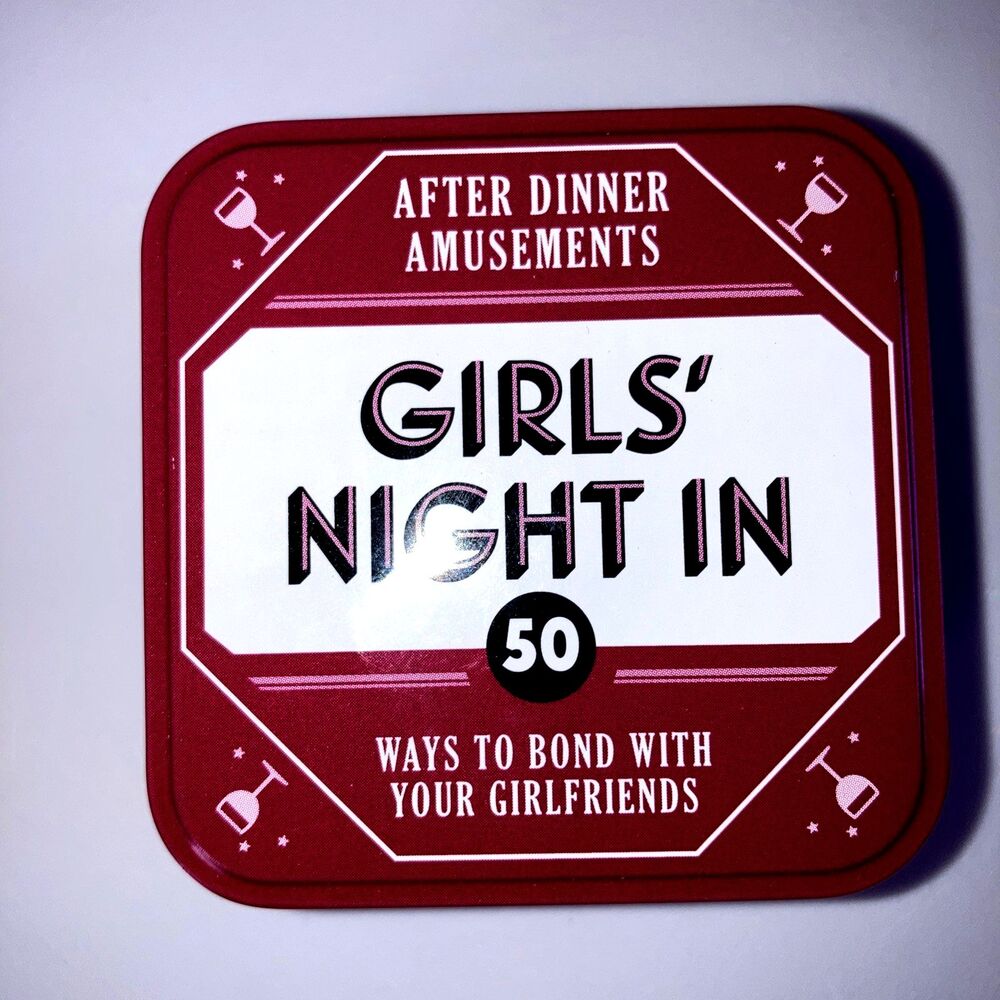 After Dinner Amusements: Girls Night In by Chronicle Books Card Game Good Cond.
